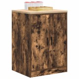 VidaXL Dulap de depozitare pentru garaj stejar afumat 60x51x85 cm