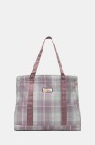 Quiksilver poseta Plaid Winter Bag culoarea roz, EQYBT03036