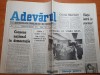 Ziarul adevarul 30 decembrie 1989-funerariile lui vasile milea,revolutia romana