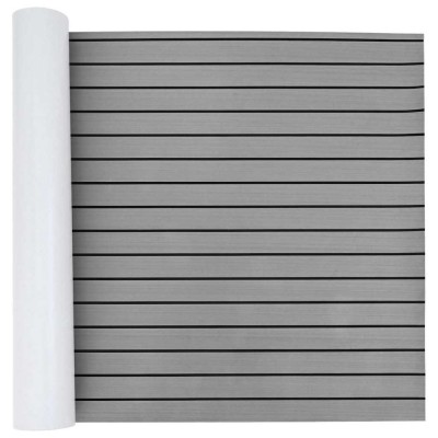 vidaXL Pardoseală pentru bărci gri deschis și negru 240 x 90 cm 42008461 foto