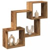 VidaXL Dulap de perete, lemn vechi, 78x18x71 cm, lemn prelucrat