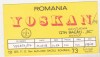 Bnk cp Romania - QSL - Brusturoasa 1988, Circulata, Printata