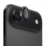 Folie de protectie Camera Spate Blueo Sapphire Crystal pentru Apple iPhone 17 Air, Sticla Securizata, Neagra