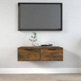 VidaXL Dulap de perete stejar afumat 68x30x20 cm lemn prelucrat