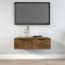 vidaXL Dulap de perete stejar afumat 68x30x20 cm lemn prelucrat 817093