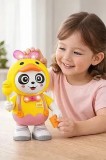 Jucarie panda costumat in ratusca dansator cu muzica si lumina