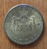 Moneda 500 Lei 1945, Mihai I, Rom&acirc;nia - Numismatică Rom&acirc;nească