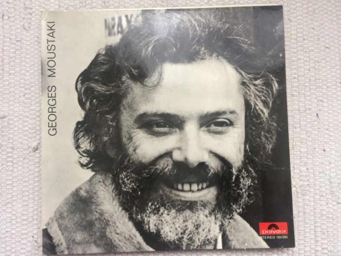 Georges Moustaki 1969 album disc vinyl lp muzica chanson usoara pop folk slagare polydor records germany gatefold VG+
