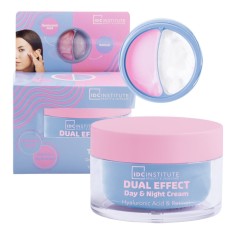 Cremă facială Dual Effect zi &amp; noapte, cu Acid Hialuronic &amp; Retinol,Idc Institute, 90380