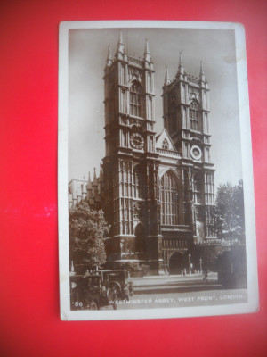 HOPCT 179 J WESTMINSTER ABBEY LONDRA 1931-ANGLIA-STAMPILOGRAFIE-CIRCULATA foto