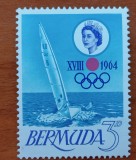 BERMUDA-1964-OLIMPIDA- 1 VAL.'' -MNH LUX-NESTAMPIL.-VEZI SCAN