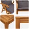 Garden Dining Set natural Lemn Solid de Acacia - 7