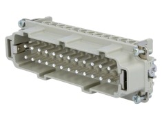 Conector HDC Tată 24P 24PE, 400V 18A