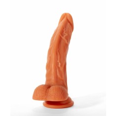 X-MEN 7.9&quot; Silicone Flesh - Dildo Realistic cu Testicule, 20 cm