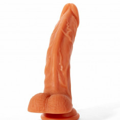 X-MEN 7.9" Silicone Flesh - Dildo Realistic cu Testicule, 20 cm