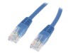 Cablu patch U/UTP 5e CCA PE albastru 1,8m 26AWG
