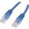 Cablu patch U/UTP 5e CCA PE albastru 1,8m 26AWG