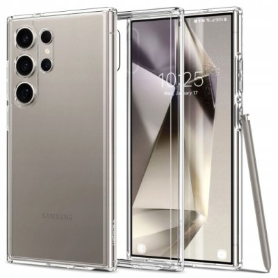 Husa pentru Samsung Galaxy S24 Ultra - Spigen Ultra Hybrid - Clear foto