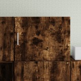 vidaXL Dulap de perete, stejar fumuriu, 50x42,5x40 cm, lemn compozit