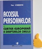 Accesul personanelor la Curtea Europeana a drepturilor omului