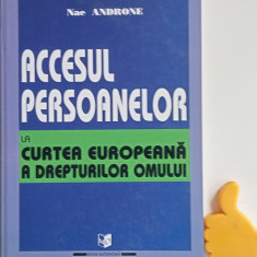 Accesul personanelor la Curtea Europeana a drepturilor omului