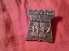 Insigna Tematica Religie : The name of Jehovah is a strong tower , metal , h=3cm