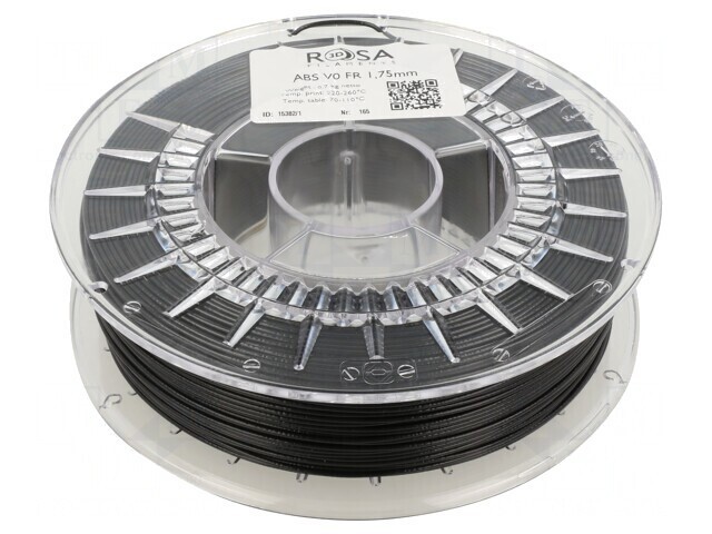 ABS Filament Negru 1.75mm 700g