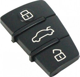 Audi - tastatura pentru cheie tip briceag cu 3 butoane - model nou foto