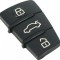 Audi - tastatura pentru cheie tip briceag cu 3 butoane - model nou