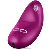 Vibrator masaj, LELO Nea 2, Deep Rose, cu design floral#