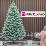 Brad artificial Christmas Deluxe by Sersimo,Kovalivska argintiu,3D,250 cm