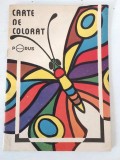 Carte de colorat, Editura Porus, anii 90, partial colorata, colectie