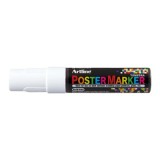 Marker pentru poster ARTLINE, corp plastic, varf rotund 6mm - alb