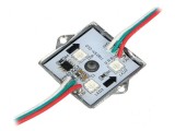 LED RGB SMD 5050 150&deg; 4 diode 12V 35x35mm