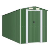 Cumpara ieftin Sopron de gradina, verde, 192x523x223 cm, otel zincat