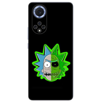 Husa compatibila cu Huawei Nova 9 Silicon Gel Tpu Model Rick And Morty Alien foto