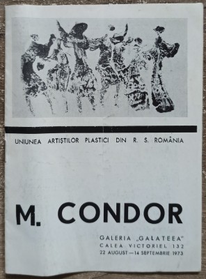 Expozitie M. Condor 1973 foto