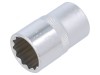Cap tubular 1/2&quot; 12-puncte 17mm o&Aring;&pound;el crom-vanadium