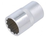Cap tubular 1/2&quot; 12-puncte 17mm o&Aring;&pound;el crom-vanadium