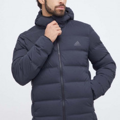 adidas geacă de puf bărbați, culoarea negru, de iarnă IK3174