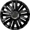 Set capace roti auto Cridem Royal RC 4buc - Negru/Crom - 16&#039;&#039; - Resigilat Garage AutoRide