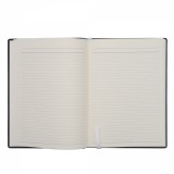 Agenda notes A5 Velvet cu elastic neagra