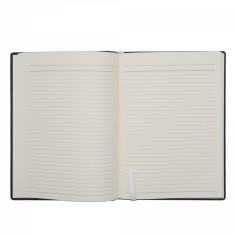 Agenda notes A5 Velvet cu elastic neagra
