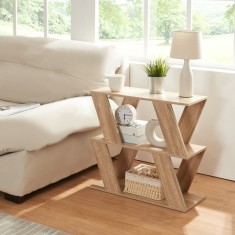 Masuta living Nome efect stejar [en.casa] HausGarden Leisure
