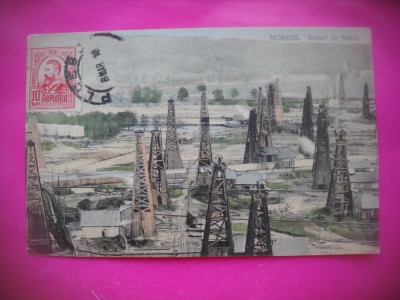 HOPCT 501 X - MORENI -VEDERI DE SONDE IN 1910 -JUD DAMBOVITA-RARA -CIRCULATA foto