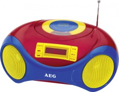 AEG 400627 Radio CD player,karaoke, Incl. microfon, multicolor,varf antena rupt foto