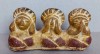 Figurine antropomorfe de ceramica, simbolurile intelepciunii, inteligentei si rezistentei, statuete tip nu aud, nu vad, nu vorbesc