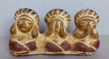 Figurine antropomorfe de ceramica, simbolurile intelepciunii, inteligentei si rezistentei, statuete tip nu aud, nu vad, nu vorbesc