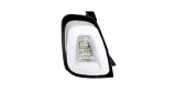 Set lampi spate, stopuri Fiat 500, 07.2015-2019, montare spate, stanga+dreapta, LED; crom, transparent; Tuning, JUN YAN