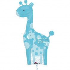 Balon folie figurina girafa It&amp;#039;s a Boy, Amscan 24583 foto